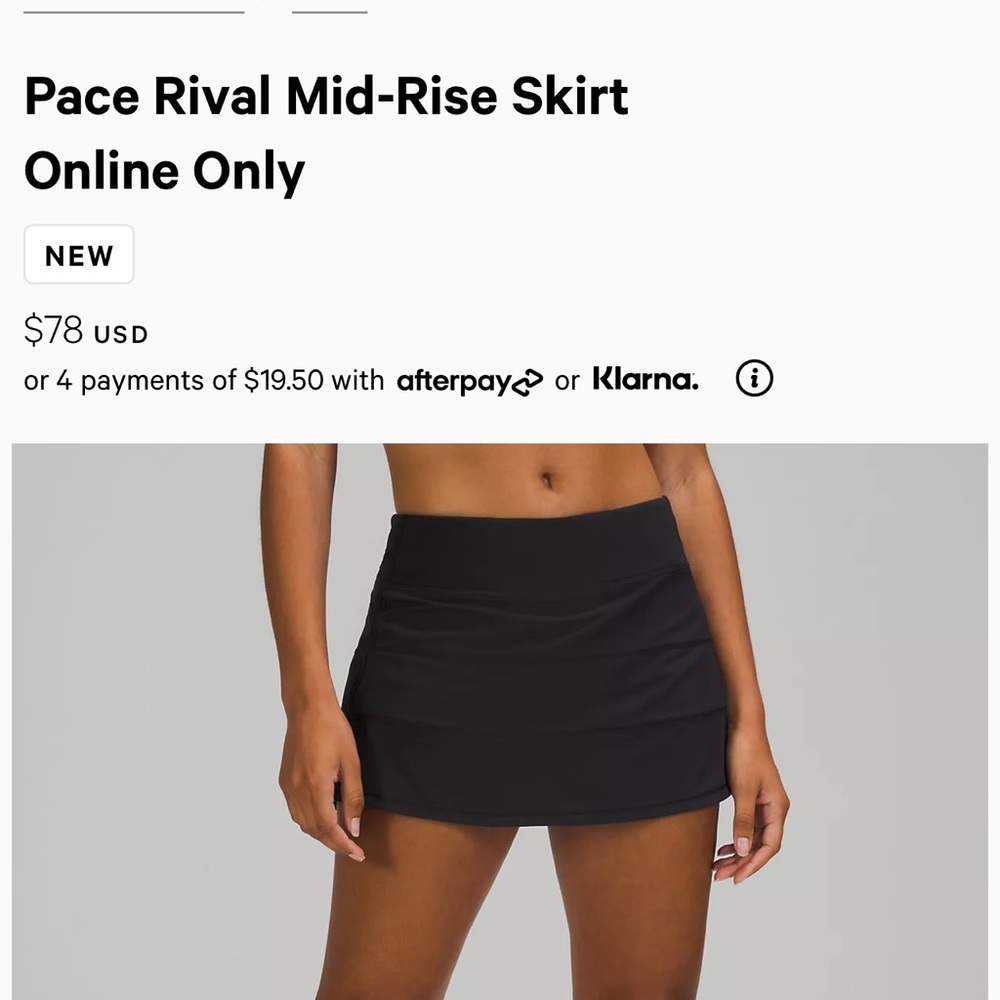 Pace Rival Mid-Rise Skirt